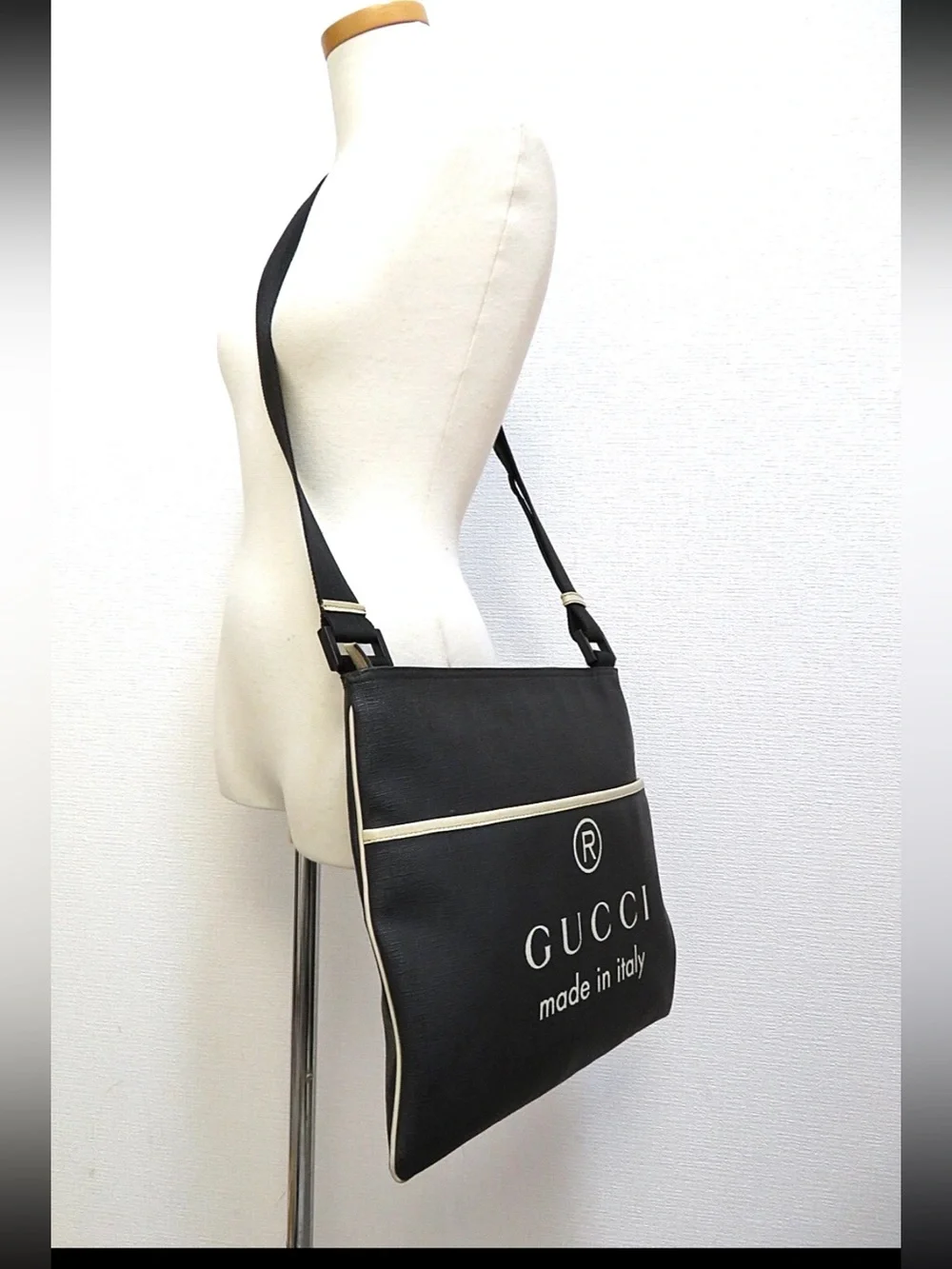 Gucci Black Crossbody Bag - Made in Italy